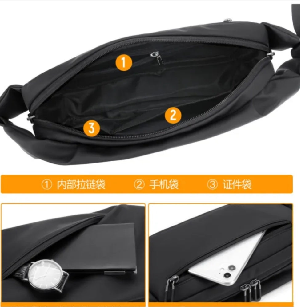 Body Bag, Waist Bag, Fanny Pack, Waterproof, Multi-functional, Unisex, Outdoor, Travel, Picnic, Lightweight, Outdoor, Bike, Fishing